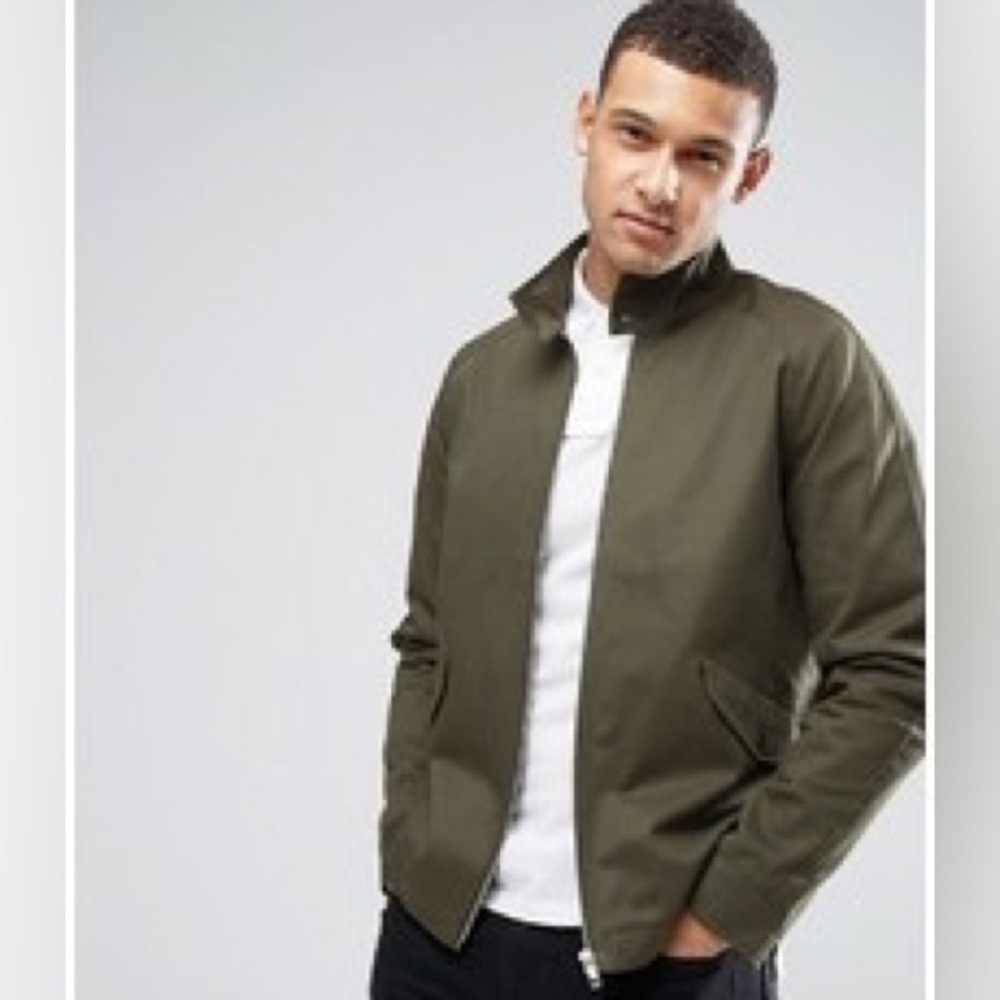 ASOS Harrington jacket in green